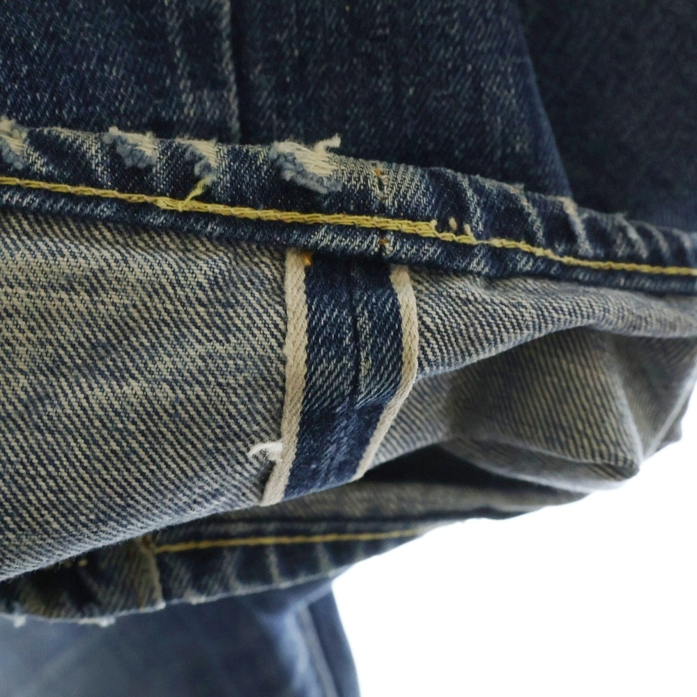 Levi's(リーバイス) 60s VINTAGE 505 BIG E ボタン裏刻印8 42TALON ZIP ジップフライデニムパンツ インディゴ