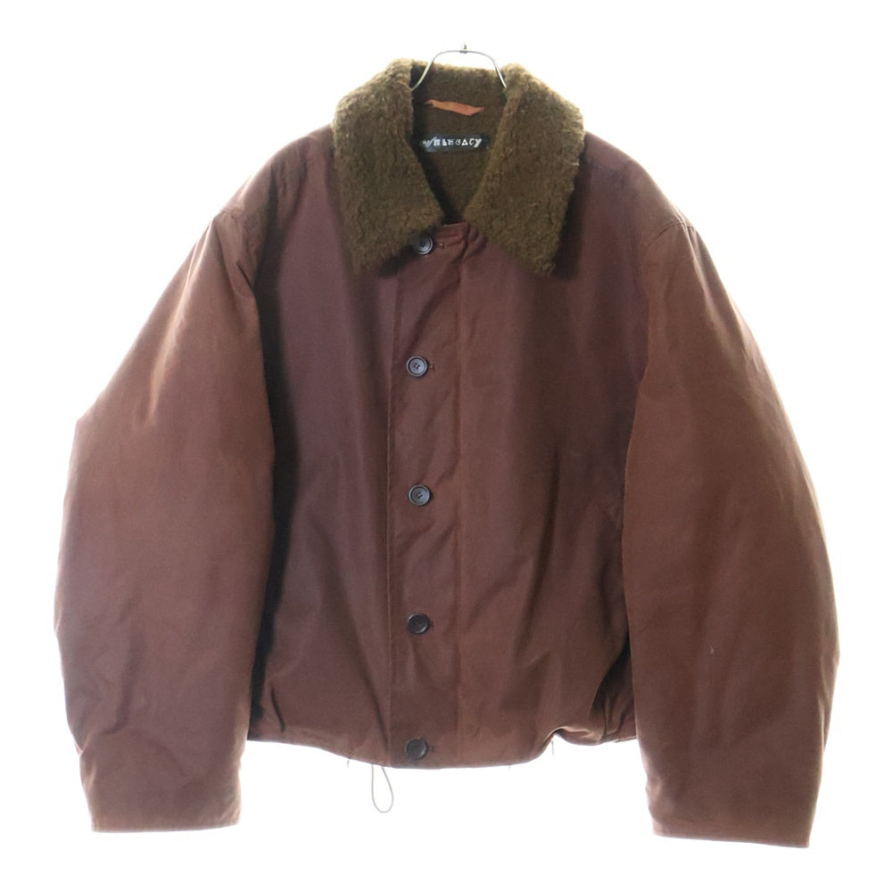 OUR LEGACY(アワーレガシー) Grizzly Jacket ワックスコーティング 裏ボア ジャケット バーガンディ
