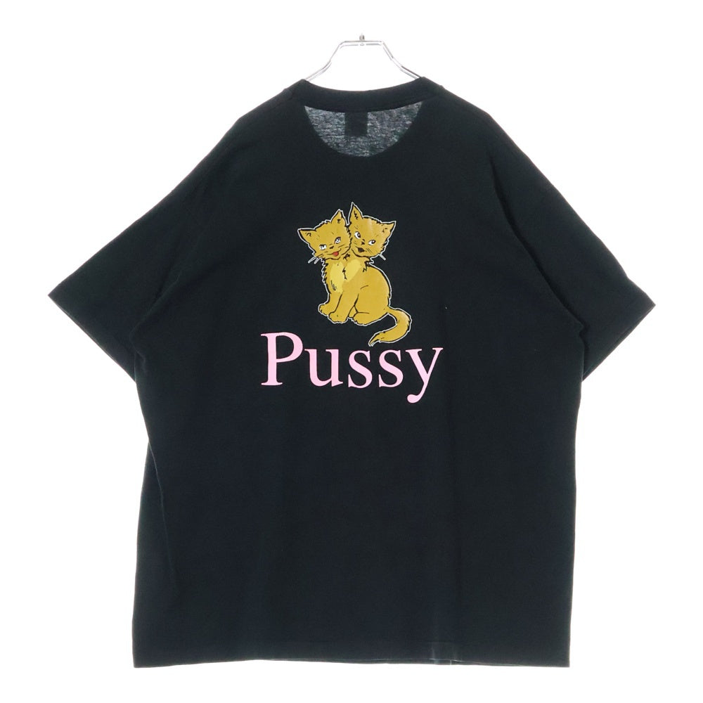 VINTAGE(ヴィンテージ) 90s MELVINS PUSSY DOUBLE SIDE TEE メルヴィンス 両面プリント半袖Tシャツ カットソー ブラック