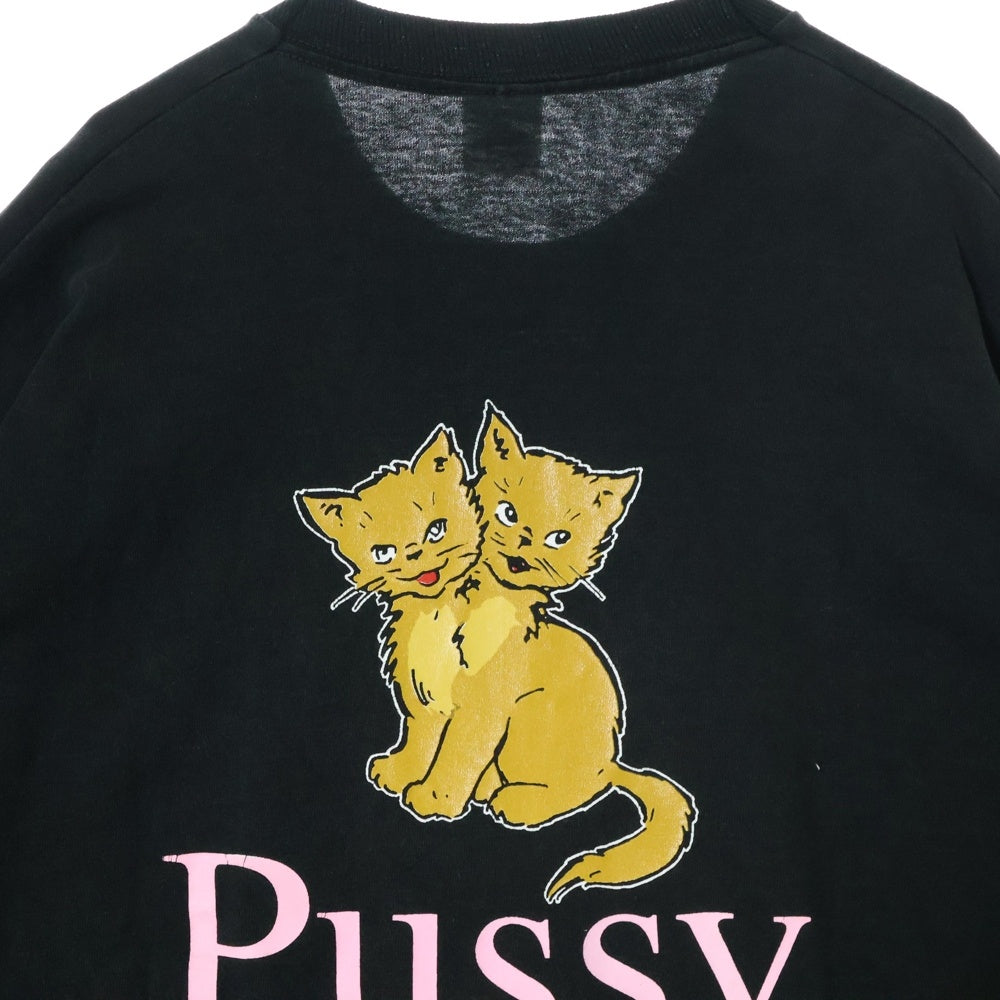 VINTAGE(ヴィンテージ) 90s MELVINS PUSSY DOUBLE SIDE TEE メルヴィンス 両面プリント半袖Tシャツ カットソー ブラック