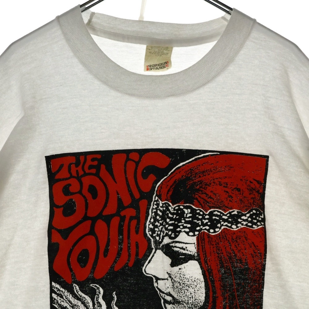 VINTAGE(ヴィンテージ) 90s SONIC YOUTH KOZIK TEE ソニックユース コジック フロントプリント半袖Tシャツ カットソー ホワイト
