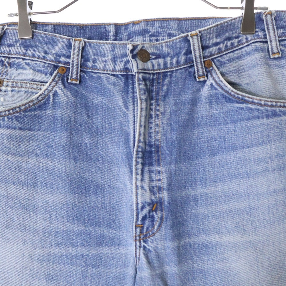 Levi's(リーバイス) 80s 505 オレンジタブ ボタン裏328 ジップフライデニムパンツ ブルー