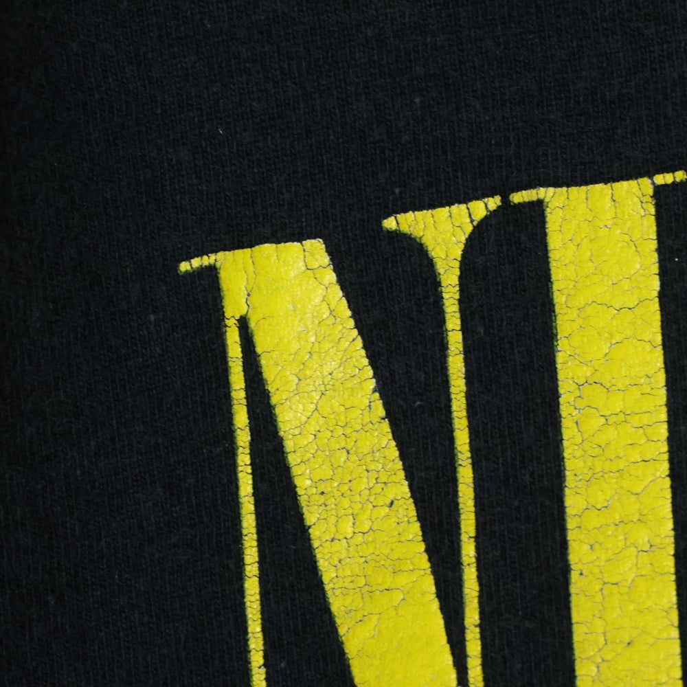 VINTAGE(ヴィンテージ) 90s NIRVANA SMILE SCREEN STARS TEE ニルヴァーナ スマイル 両面プリント半袖Tシャツ カットソー ブラック