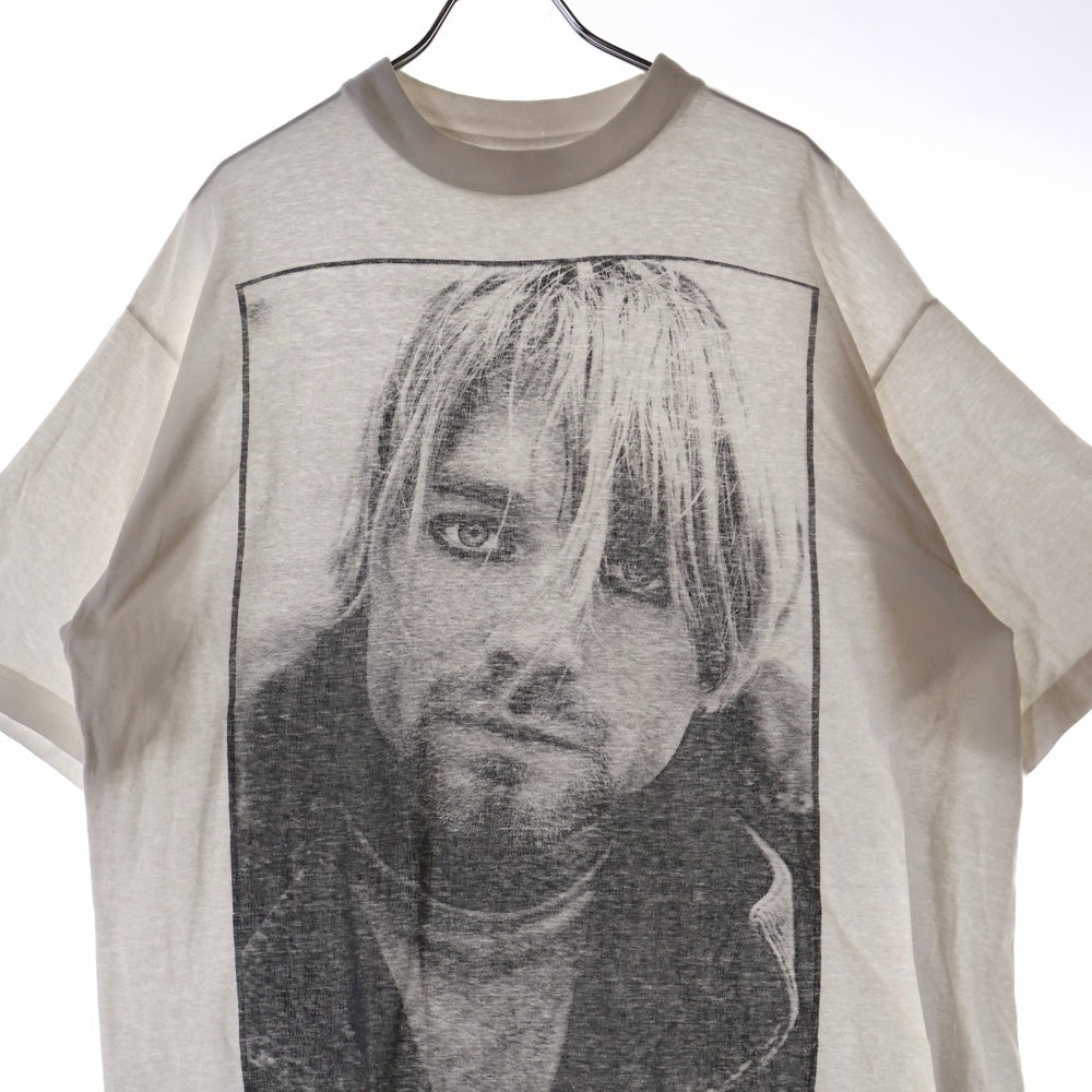 VINTAGE(ヴィンテージ) 90S NIRVANA KURT COBAIN MEMORIAL ニルヴァーナ カートコバーン メモリアル 追悼 半袖Tシャツ カットソー ホワイト