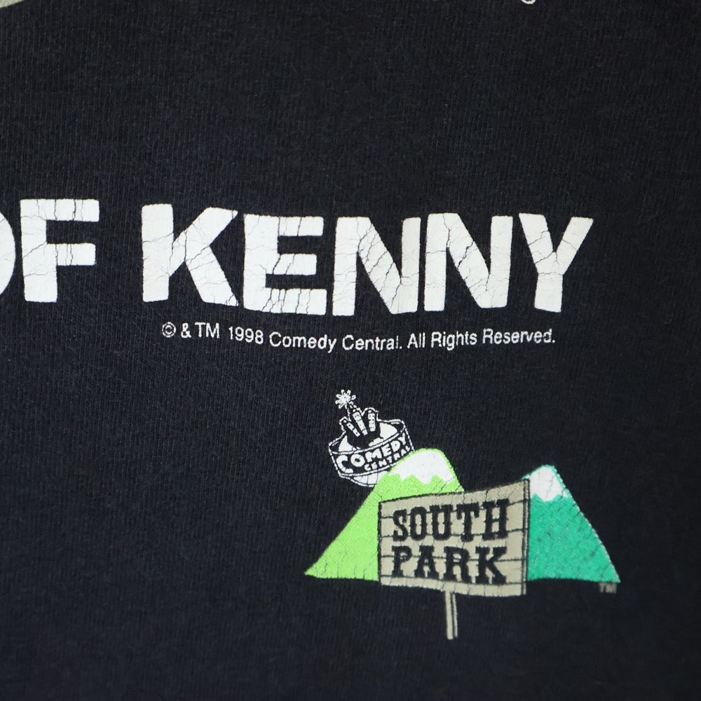 VINTAGE(ヴィンテージ) 90s SOUTH PARK THE MANY DEATHS OF KENNY 半袖プリントTシャツ ブラック