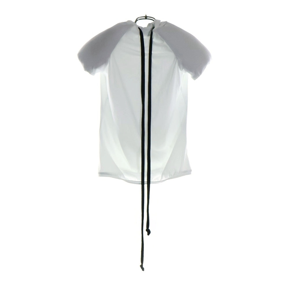YORI SPORT(ヨリ スポーツ) MENS SHORT SLEEVE SHOULDER PAD TOP パワーショルダー ショートスリーブ 半袖Tシャツ ホワイト