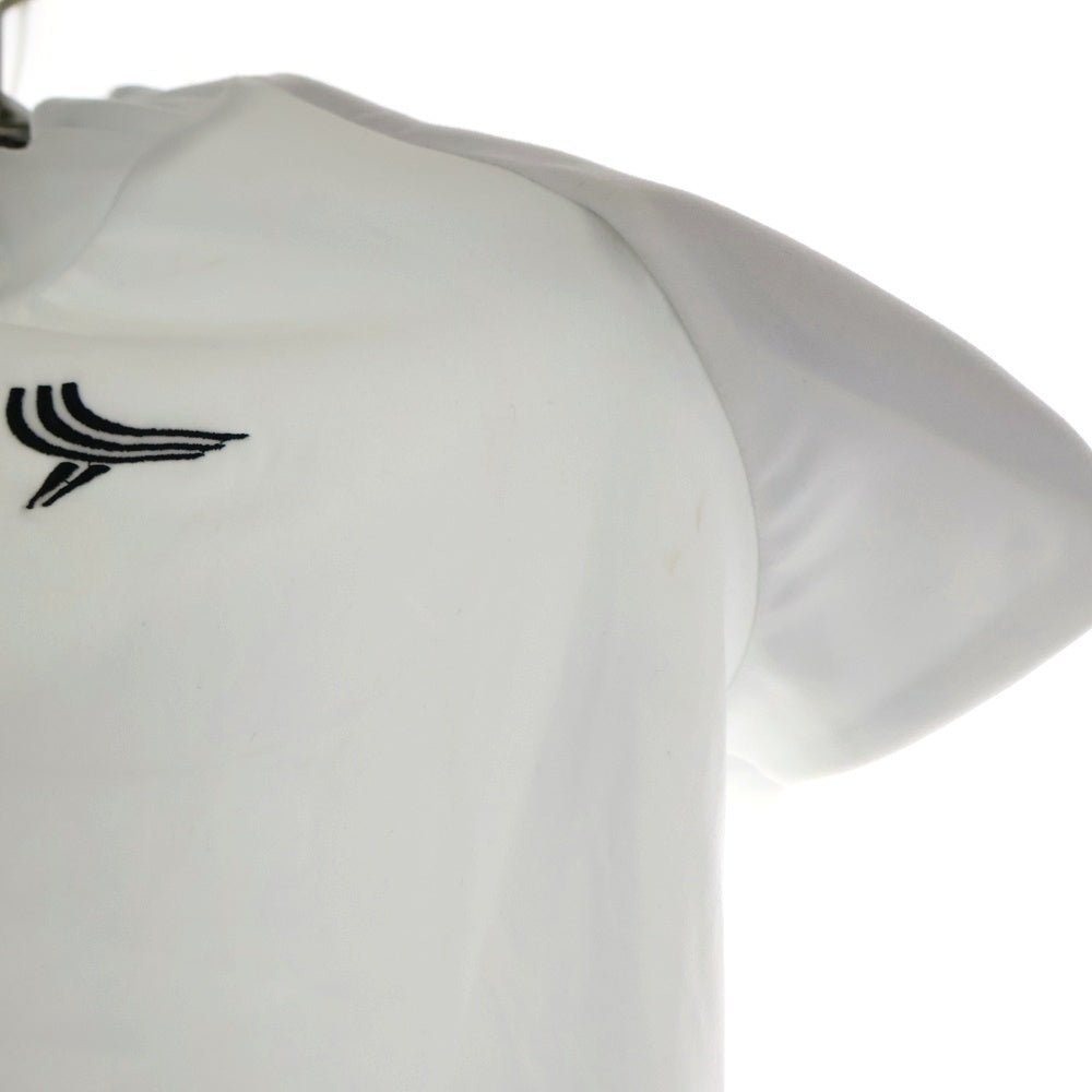YORI SPORT(ヨリ スポーツ) MENS SHORT SLEEVE SHOULDER PAD TOP パワーショルダー ショートスリーブ 半袖Tシャツ ホワイト