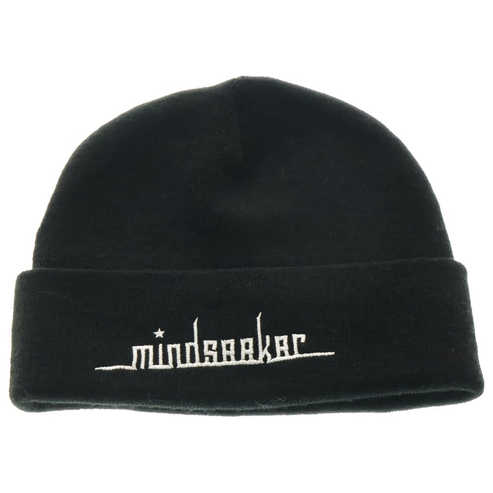 ICE CREAM(アイスクリーム) 20SS × MINDSEEKER マインドシーカー ランニングドッグ ロゴ刺繍ニットビーニー ブラック