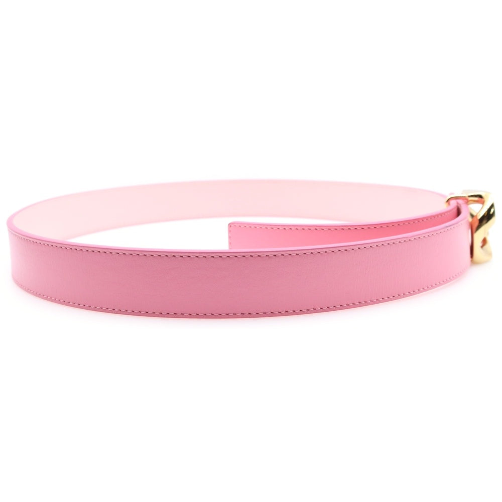 GIVENCHY(ジバンシィ) Gロゴバックル レザーベルト ピンク