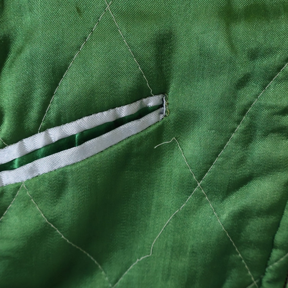 VINTAGE(ヴィンテージ) 50s VINTAGE 虎 鷹 龍 リバーシブルスカジャン アウター YKK ZIP ネイビー/グリーン