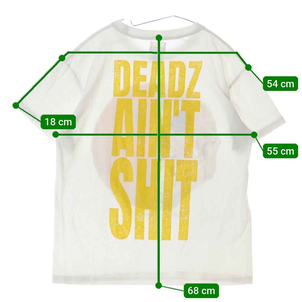 greatLand(グレイトランド) HAVE A DEADZ DAY TEE フロントプリント半袖Tシャツ カットソー ホワイト