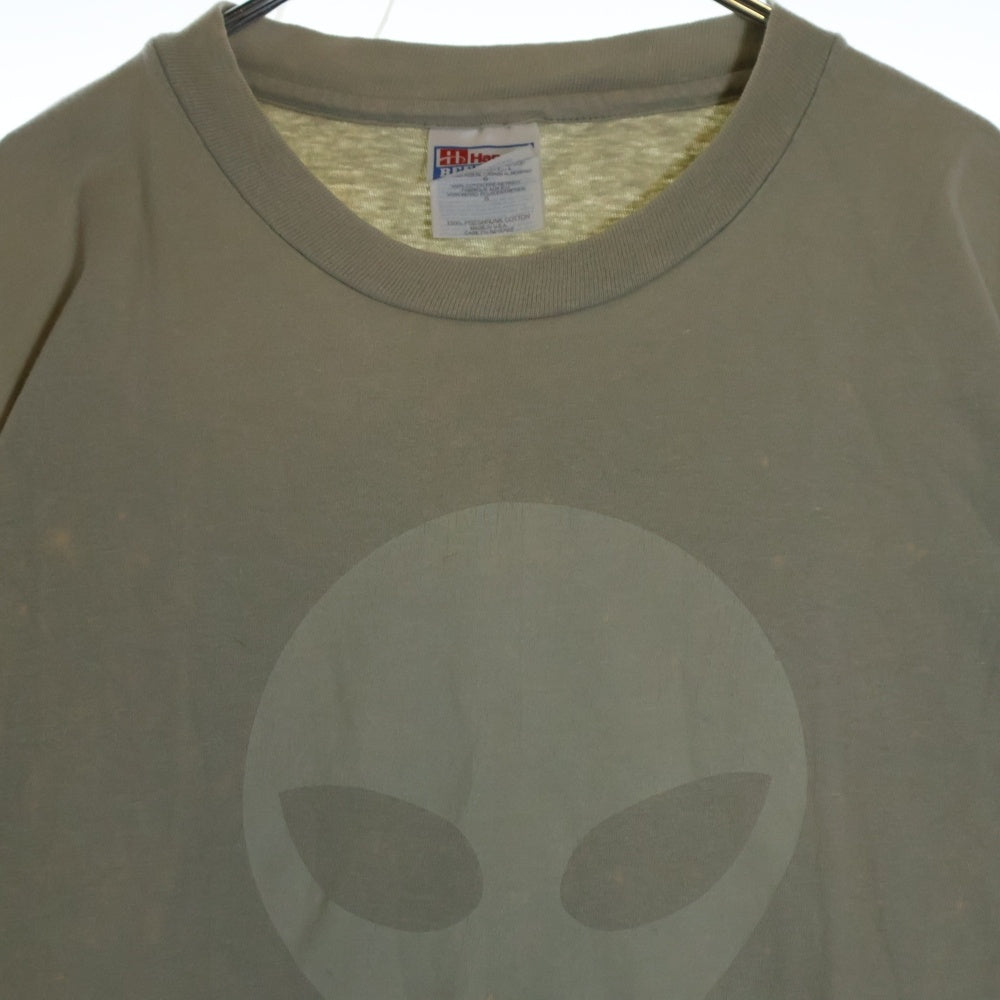 VINTAGE(ヴィンテージ) 90S FOO FIGHTERS ALIEN フーファイターズ エイリアン プリント 半袖Tシャツ カーキ