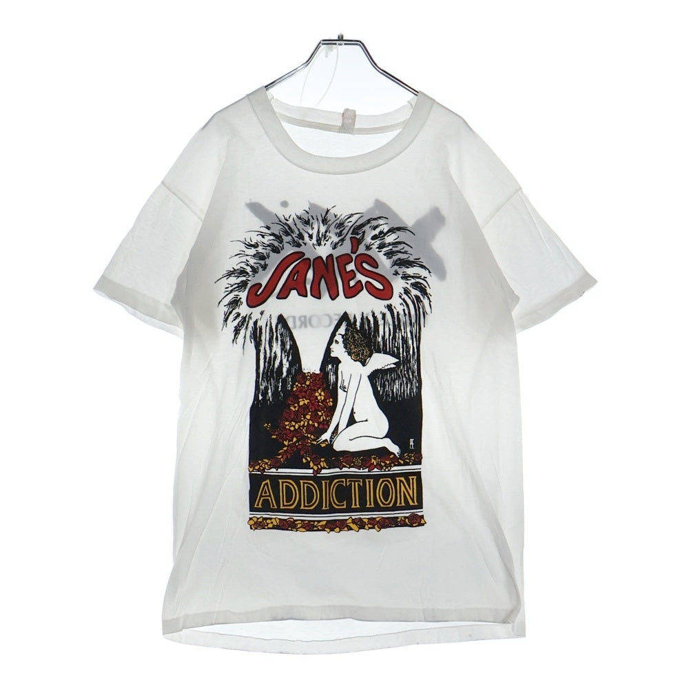 VINTAGE(ヴィンテージ) 80S JANES ADDICTION TRIPLE X RECORDS ジェーンズアディクション 両面プリント 半袖Tシャツ ホワイト