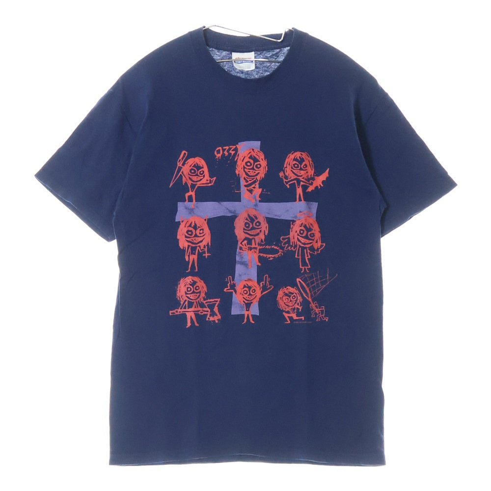 VINTAGE(ヴィンテージ) 00S OZZY OSBOURNE 両面プリント 半袖Tシャツ ネイビー
