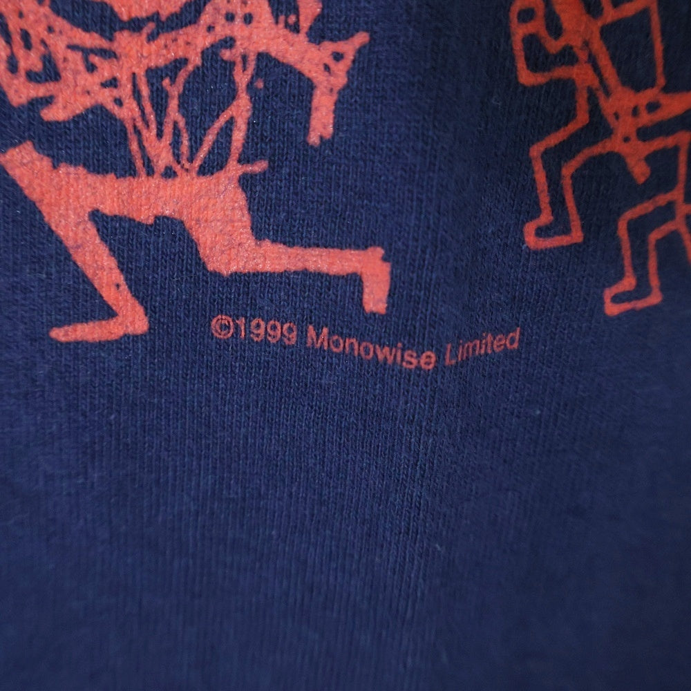 VINTAGE(ヴィンテージ) 00S OZZY OSBOURNE 両面プリント 半袖Tシャツ ネイビー
