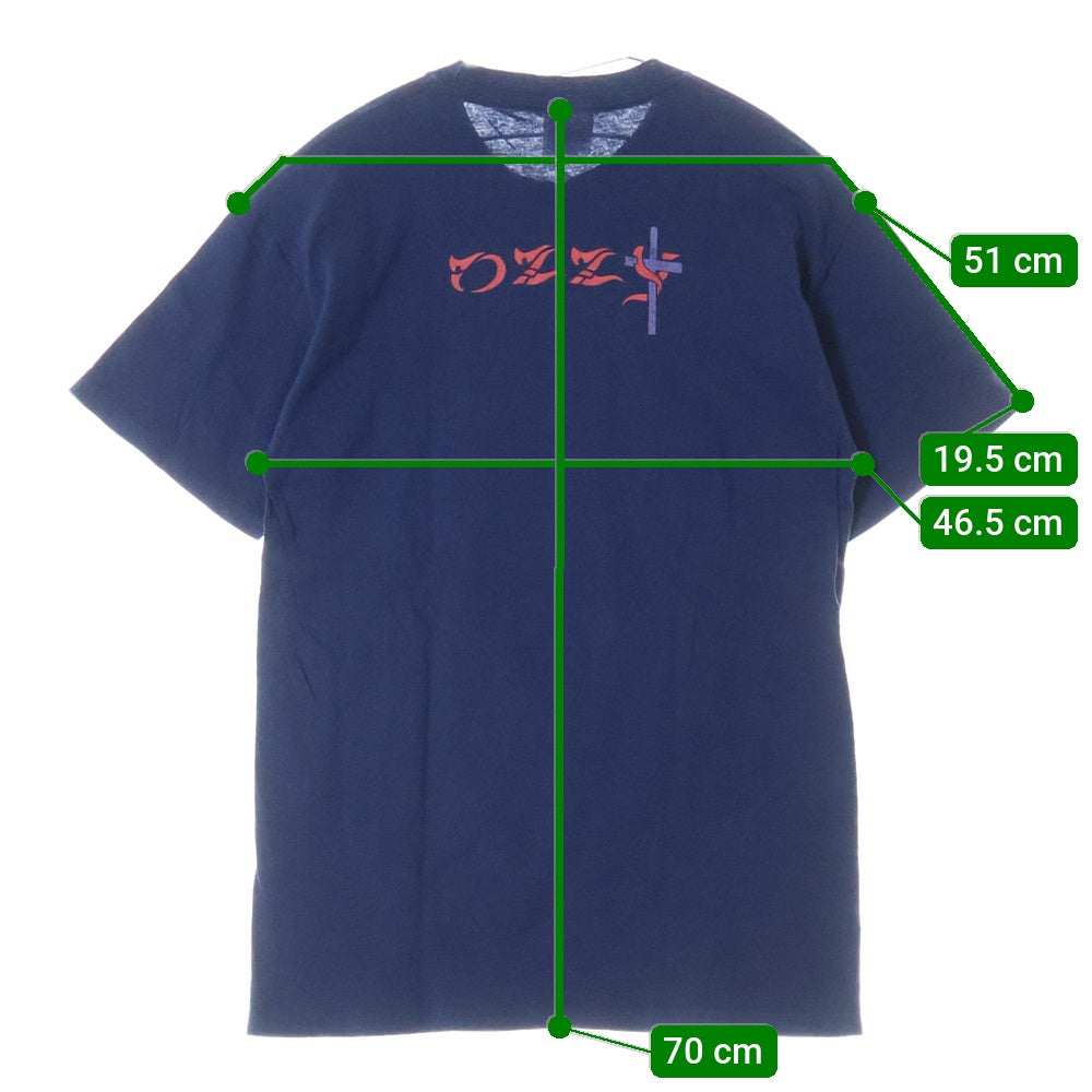 VINTAGE(ヴィンテージ) 00S OZZY OSBOURNE 両面プリント 半袖Tシャツ ネイビー