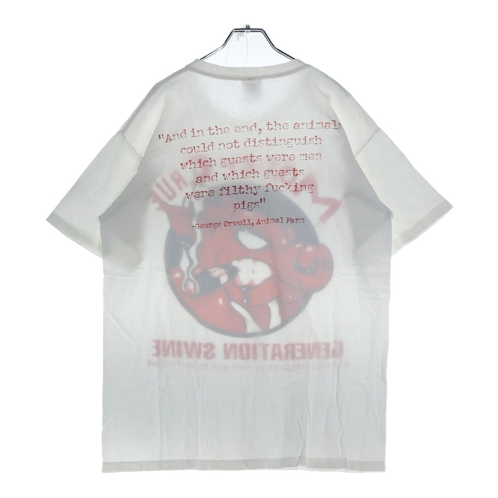 VINTAGE(ヴィンテージ) 90S MOTLEY CRUE 両面プリント 半袖Tシャツ ホワイト
