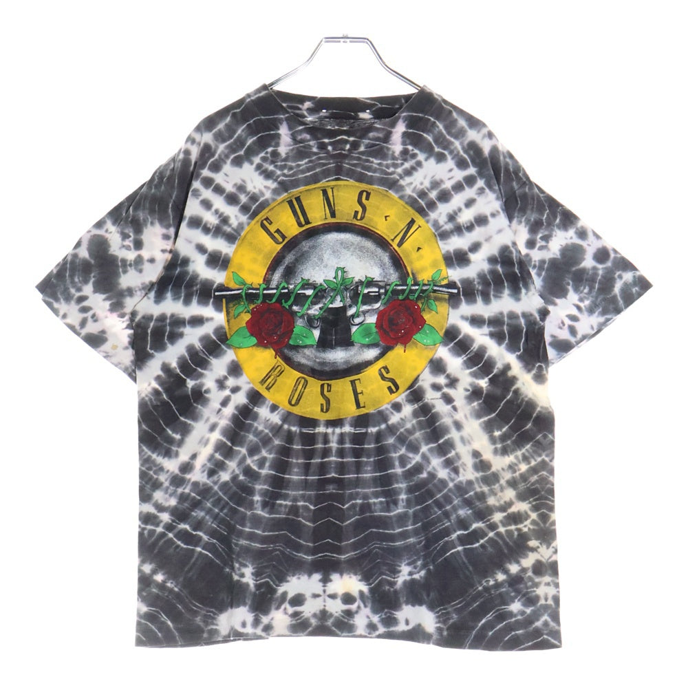 VINTAGE(ヴィンテージ) 90s GUNS N'ROSES Tie-Dye ガンズアンドローゼズ 半袖Tシャツ カットソー タイダイ柄
