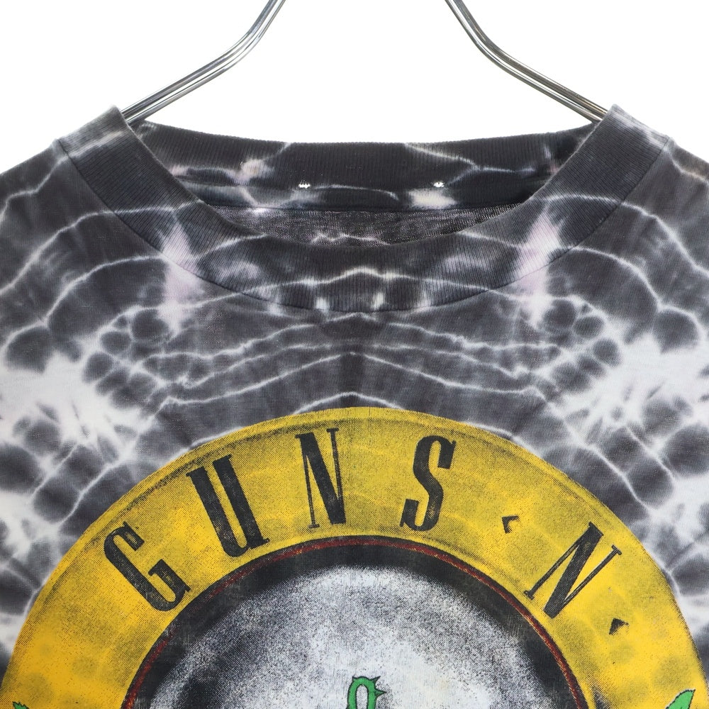 VINTAGE(ヴィンテージ) 90s GUNS N'ROSES Tie-Dye ガンズアンドローゼズ 半袖Tシャツ カットソー タイダイ柄