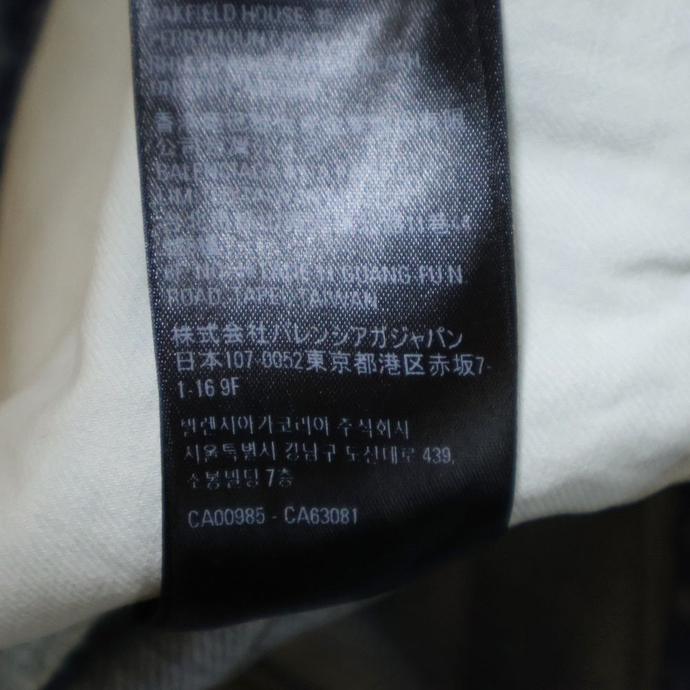 BALENCIAGA(バレンシアガ) 22AW lost tape skater shorts カットオフデザイン デニムバギーショーツ ハーフパンツ インディゴ 697835 TJW79