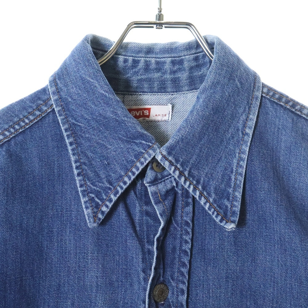 Levi's(リーバイス) 70S オレンジタブ デニム ロングスリーブ 長袖シャツ インディゴ