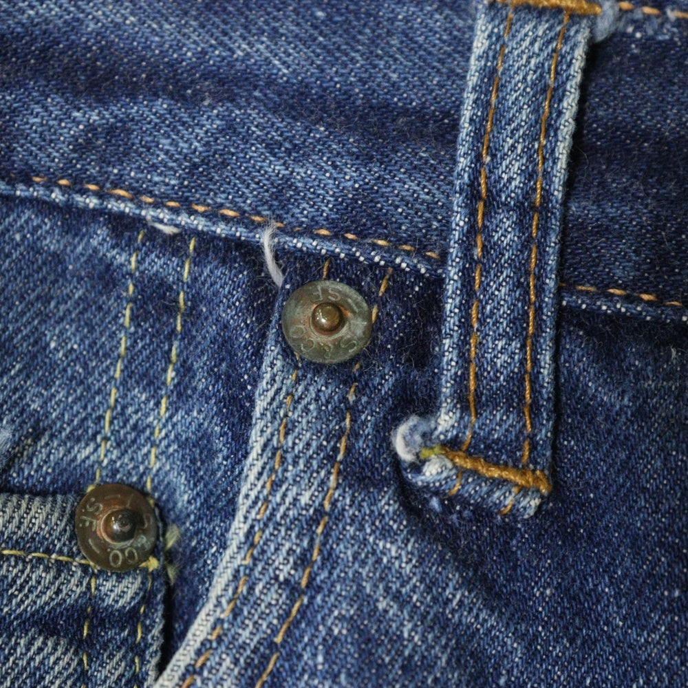 Levi's(リーバイス) 60S 501 BIG E 後期 ボタン裏2 ビッグE ボタンフライ デニムパンツ インディゴ