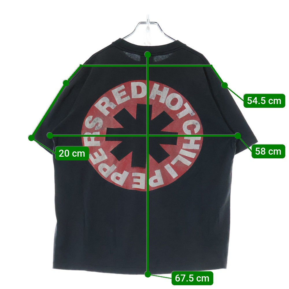 VINTAGE(ヴィンテージ) 90s RED HOT CHILI PEPPERS 1992 KOZIK レッドホットチリペッパーズ コジック 両面プリント 半袖半袖Tシャツ ブラック