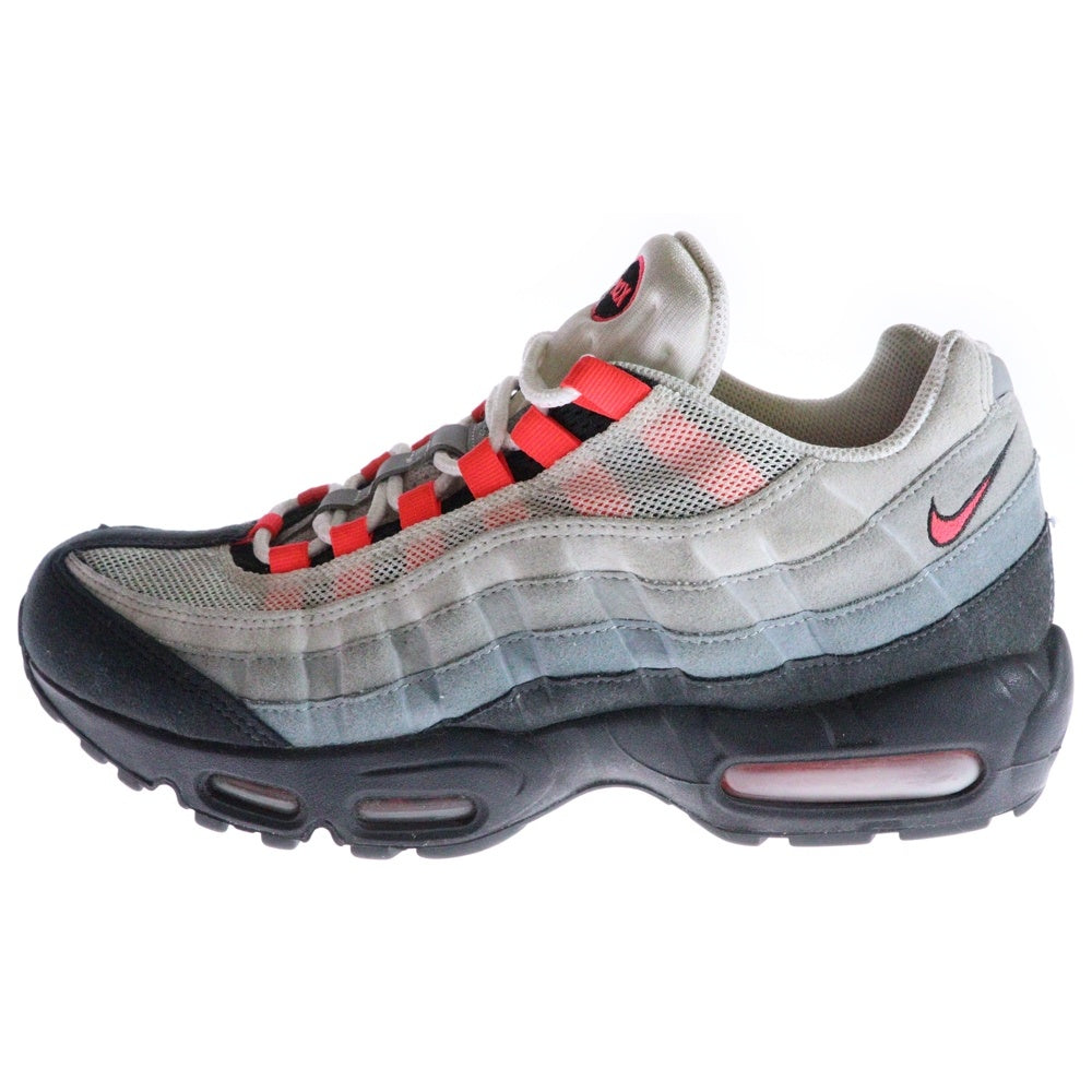 NIKE(ナイキ) AIR MAX 95 SOLAR RED エアマックス95 ソーラーレッド ローカットスニーカー レッド/ホワイト US9.5/27.5cm 6609048-106