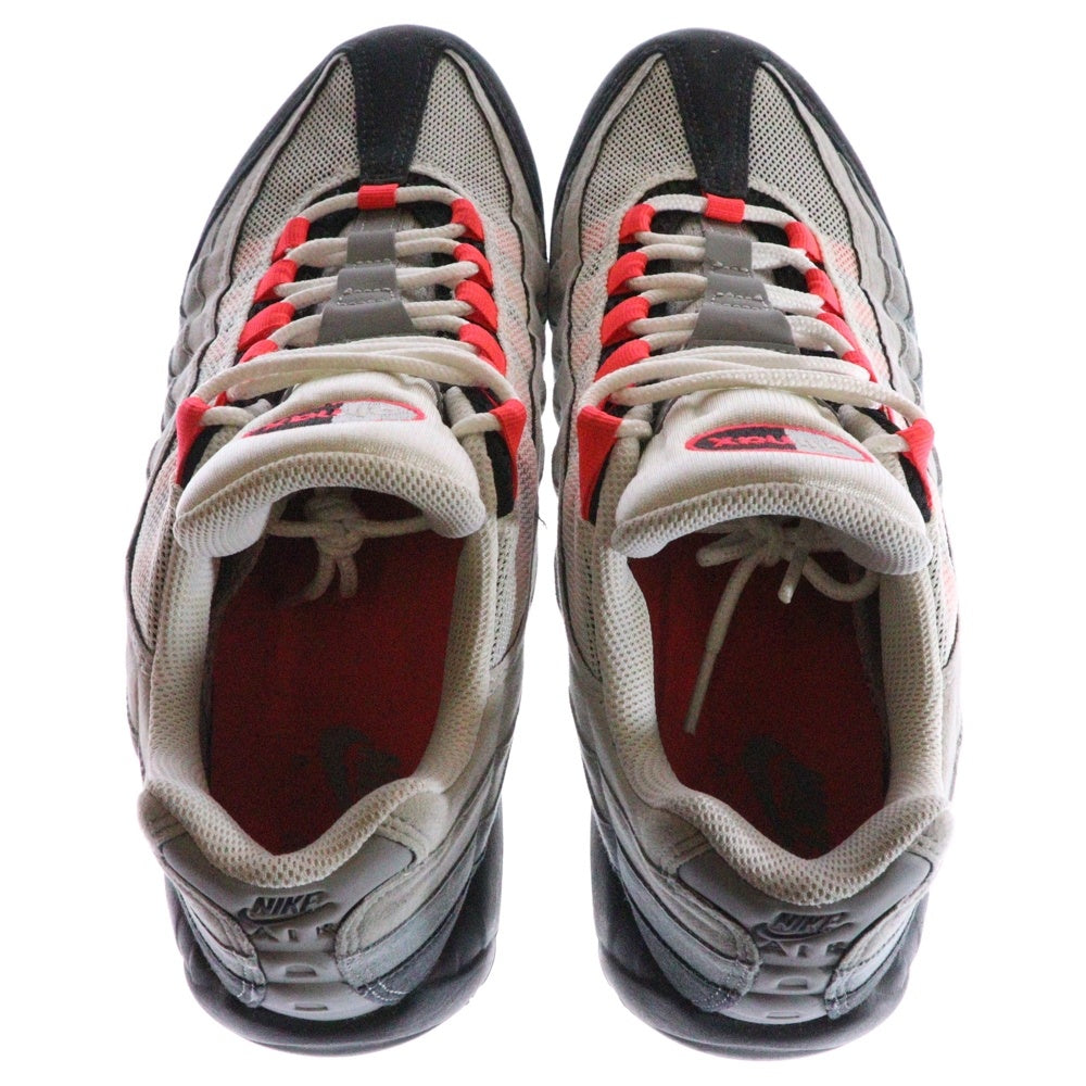 NIKE(ナイキ) AIR MAX 95 SOLAR RED エアマックス95 ソーラーレッド ローカットスニーカー レッド/ホワイト US9.5/27.5cm 6609048-106