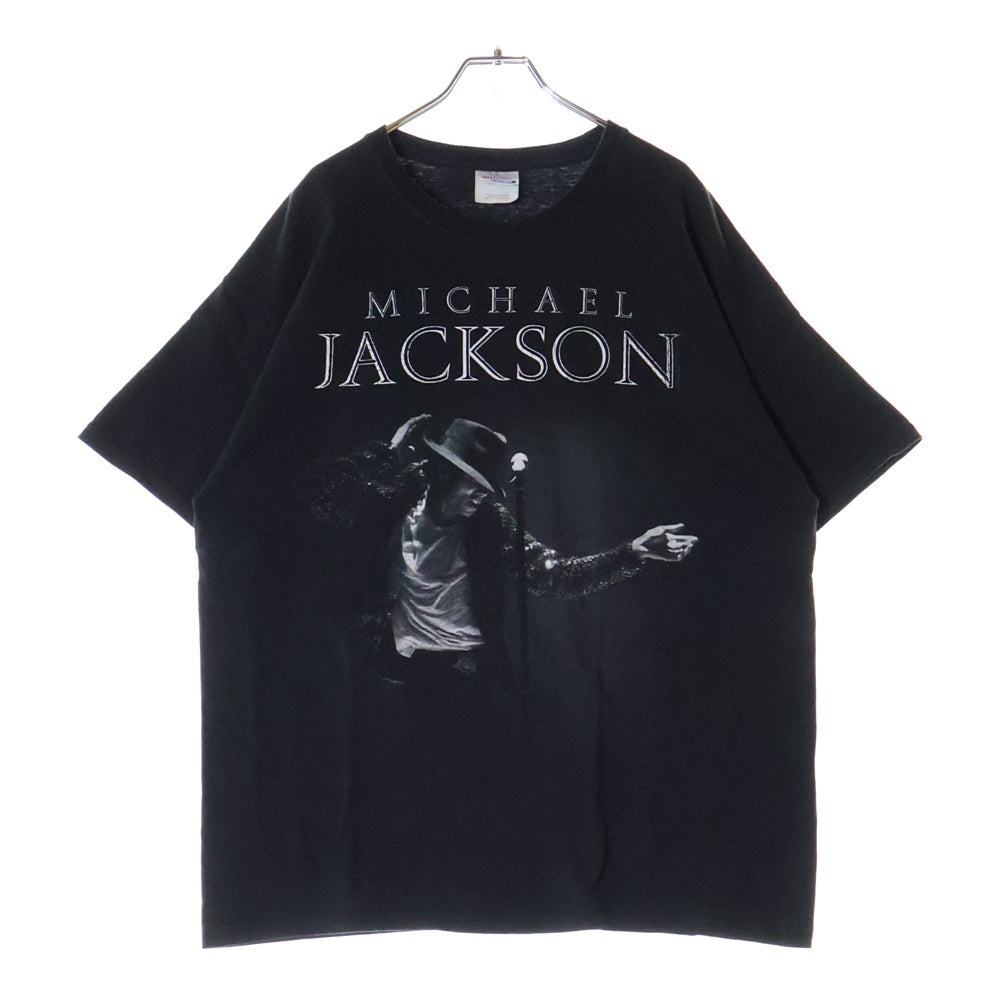 VINTAGE(ヴィンテージ) 00s Michael Jackson 2009 マイケルジャクソン 半袖プリントTシャツ カットソー ブラック