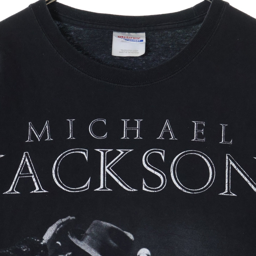 VINTAGE(ヴィンテージ) 00s Michael Jackson 2009 マイケルジャクソン 半袖プリントTシャツ カットソー ブラック