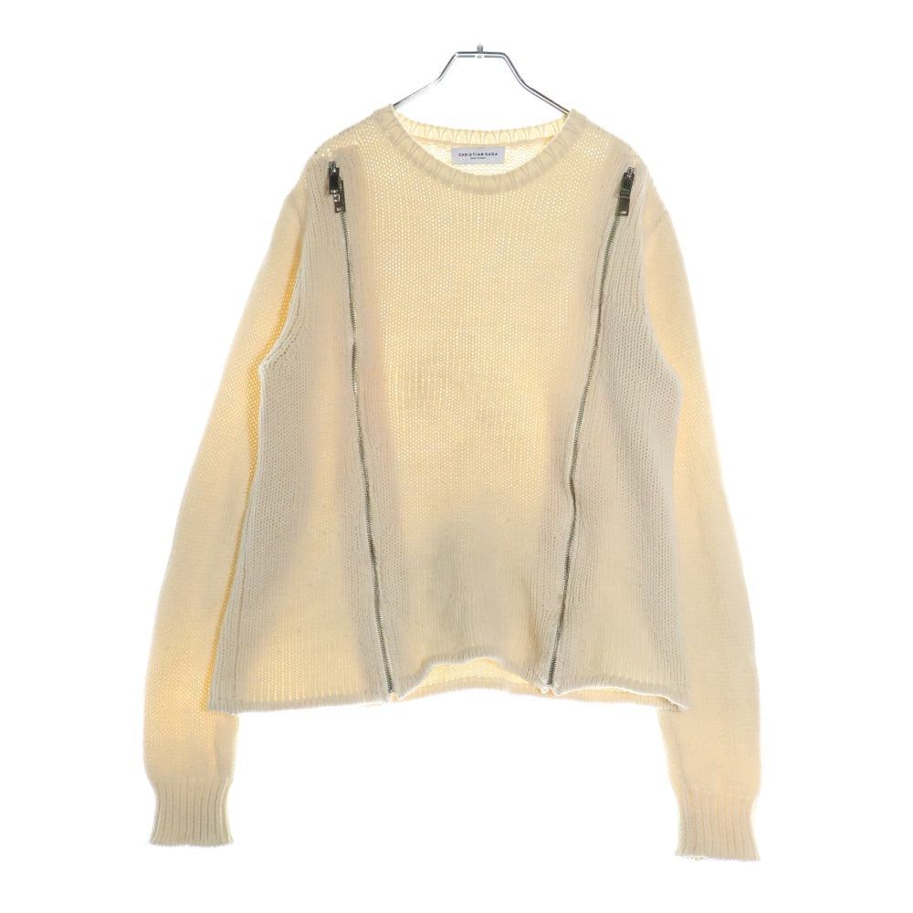 CHRISTIAN DADA(クリスチャンダダ) 14AW ZIP GIMMICK KNIT ジップデザイン Wジップ ニット CD-14W-0808