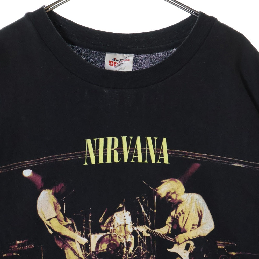 VINTAGE(ヴィンテージ) 90s NIRVANA FROM THE MUDDY BANKS TEE ニルヴァーナ フロントプリント半袖Tシャツ カットソー ブラック