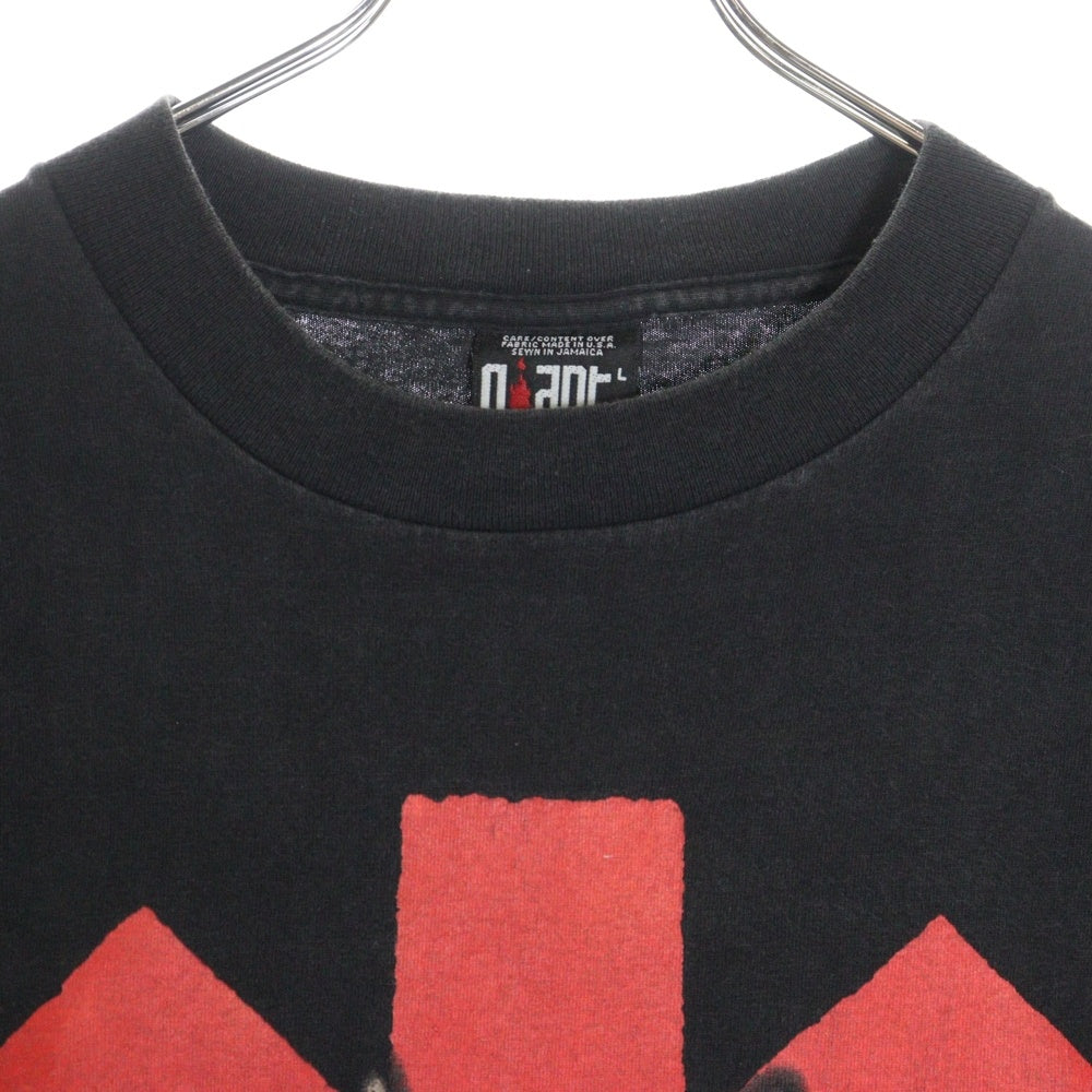 VINTAGE(ヴィンテージ) 90S RED HOT CHILI PEPPERS ONE HOT MINUTE レッドホットチリペッパーズ ワンホットミニッツ 両面プリント 半袖Tシャツ ブラック