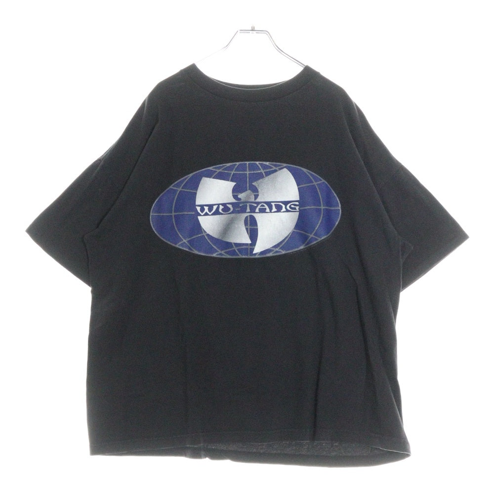 VINTAGE(ヴィンテージ) 90S WU-TANG CLAN WU-TANG MEMBER ウータンクラン 両面プリント 半袖Tシャツ ブラック