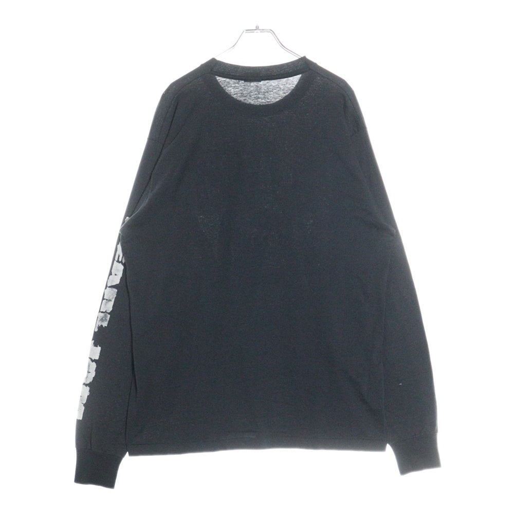 VINTAGE(ヴィンテージ) 90S PEARL JAM music for rhinos パールジャム デザインプリント ロングスリーブ 長袖Tシャツ ブラック