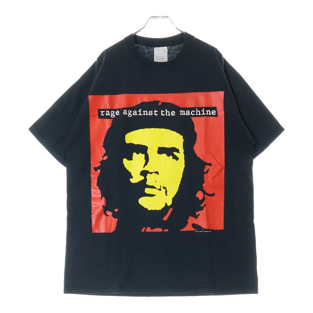 VINTAGE(ヴィンテージ) 90S RAGE AGAINST THE MACHINE CHE GUEVARA レイジアゲインストザマシーン 両面プリント 半袖Tシャツ ブラック