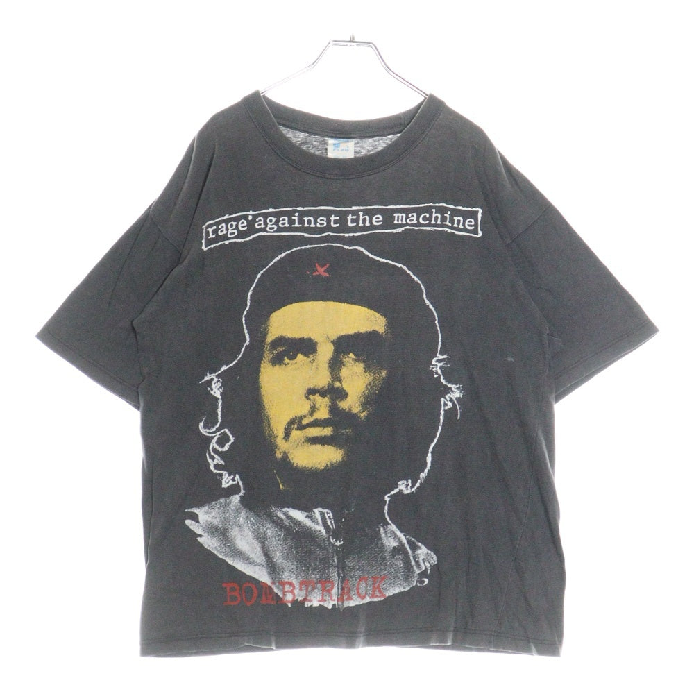 VINTAGE(ヴィンテージ) 90s RAGE AGAINST THE MACHINE BOMBTRACK CHE GUEVARA BOOTLEG レイジアゲインストザマシーン ブートレグ 両面プリント 半袖tシャツ ブラック