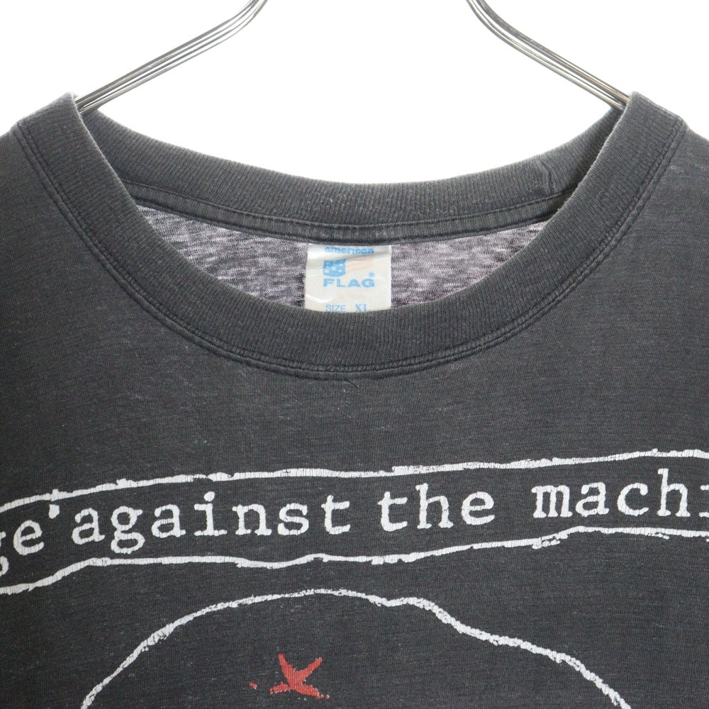 VINTAGE(ヴィンテージ) 90s RAGE AGAINST THE MACHINE BOMBTRACK CHE GUEVARA BOOTLEG レイジアゲインストザマシーン ブートレグ 両面プリント 半袖tシャツ ブラック
