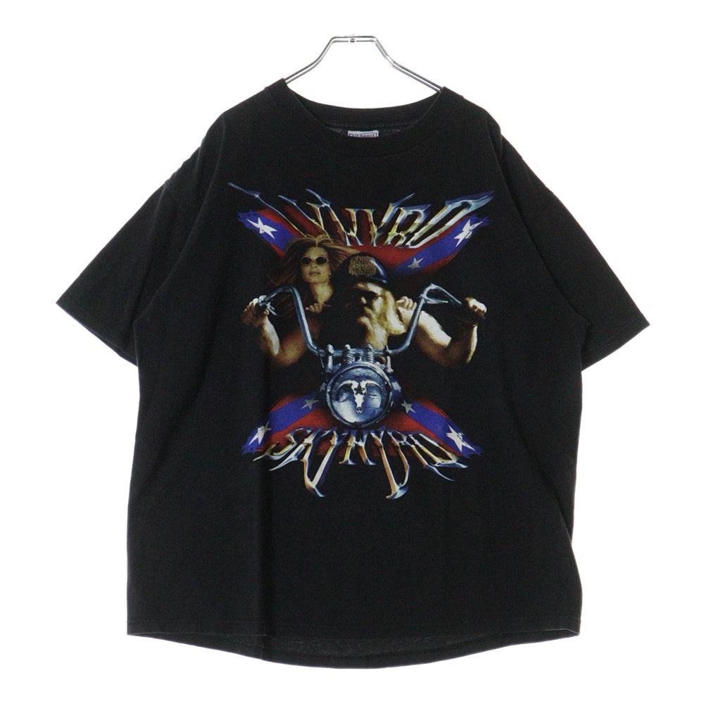 VINTAGE(ヴィンテージ) 90S LYNYRD SKYNYRD 両面プリント 半袖Tシャツ ブラック