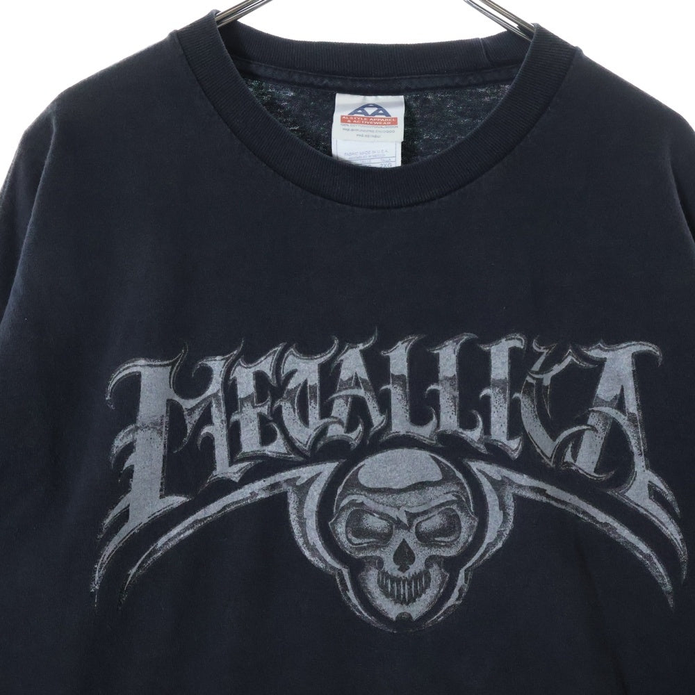 VINTAGE(ヴィンテージ) 00s METALLICA L/S Tee メタリカ ロングスリーブ 長袖Tシャツ カットソー ブラック