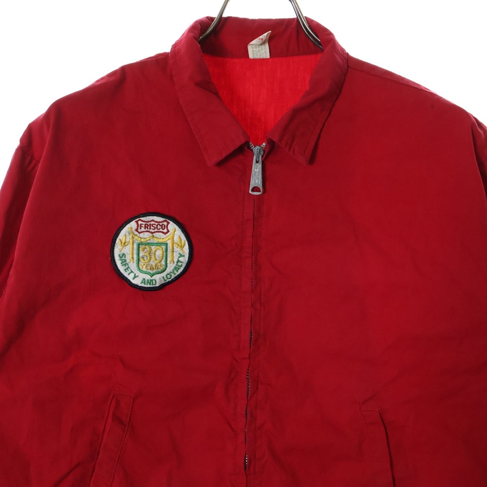 VINTAGE(ヴィンテージ) 70-80s SPORTSWEAR SWIFT ZIP ジャケット 胸ポケット レッド