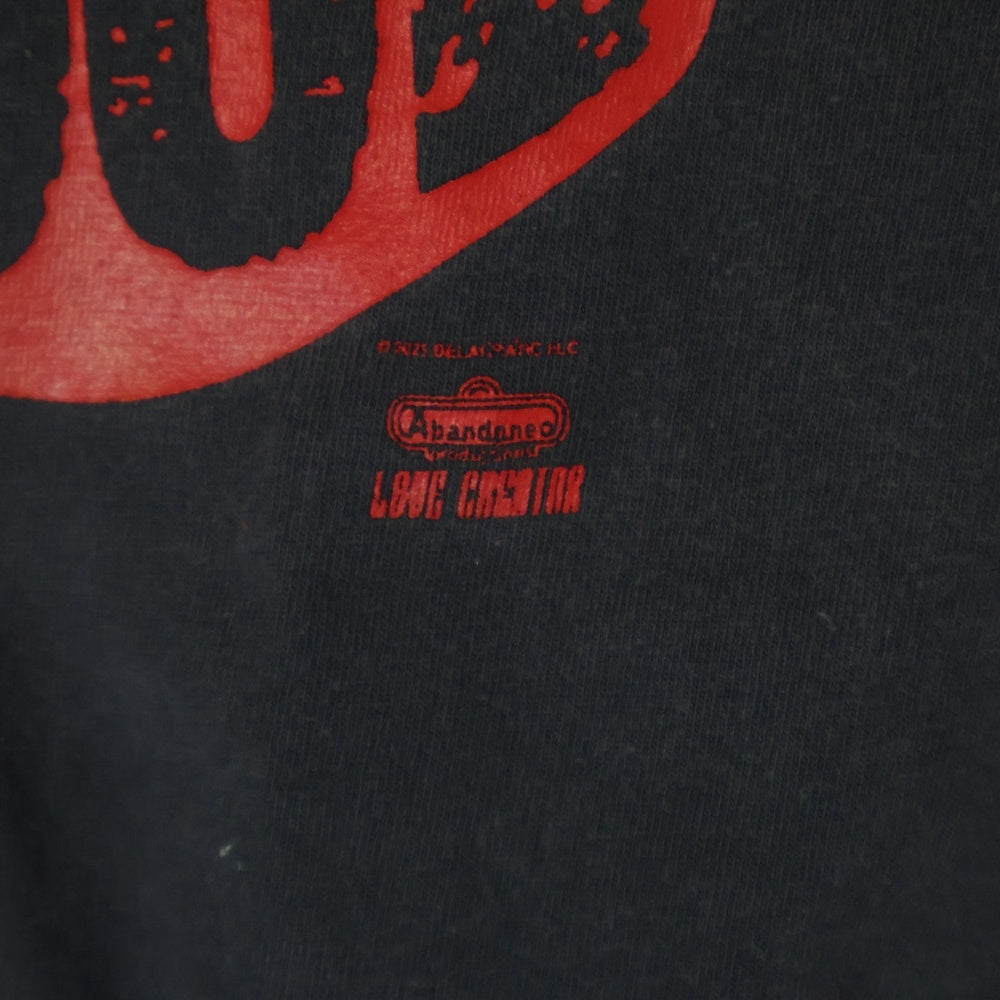 SAINT MICHAEL(セントマイケル) 25AW DE LA SOUL DLS_SS TEE SM-HR1-0000-C18 デラ ソウル 両面プリント半袖Tシャツ カットソー ダークグレー