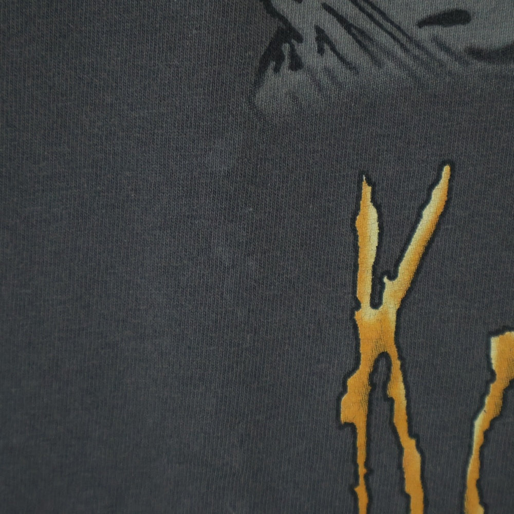 VINTAGE(ヴィンテージ) 90S KORN KORN FOLLOW THE LEADER コーン 両面プリント 半袖Tシャツ カットソー グレー