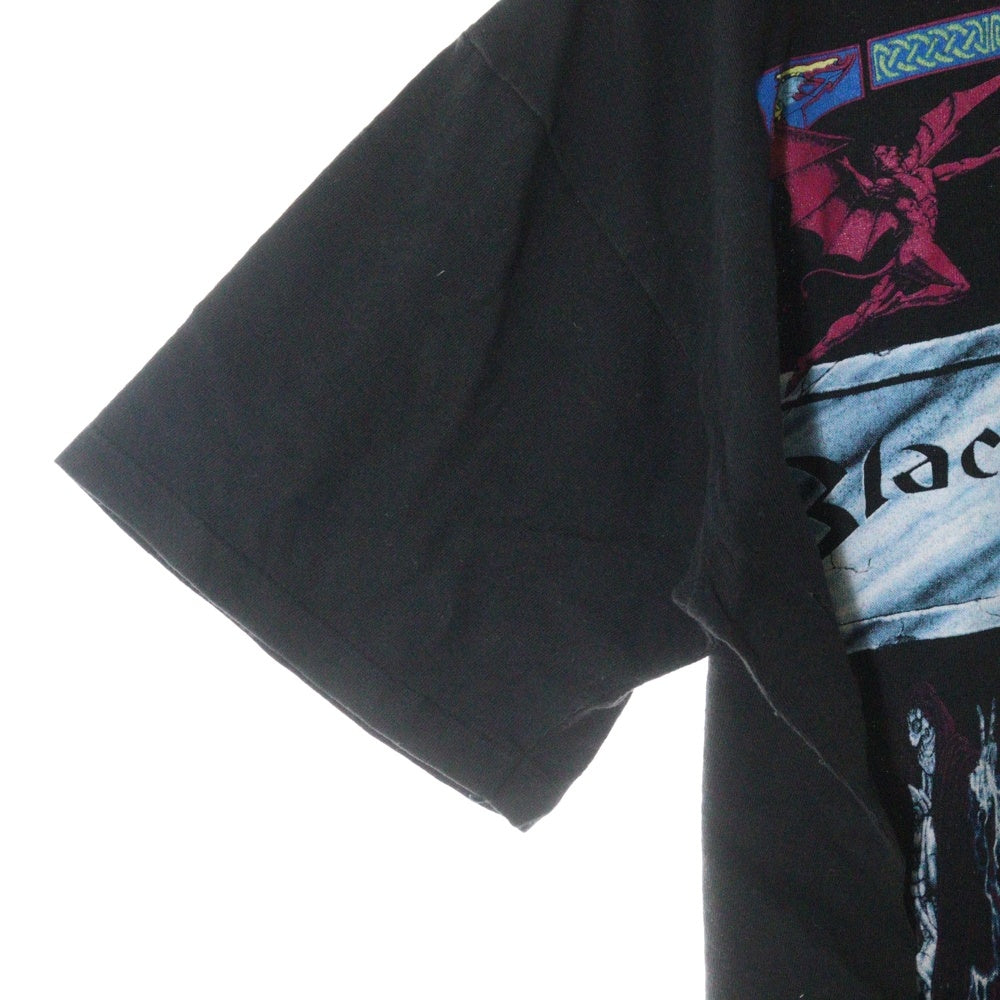 VINTAGE(ヴィンテージ) 90S BLACK SABBATH 1992 ブラックサバス 両面プリント 半袖Tシャツ ブラック