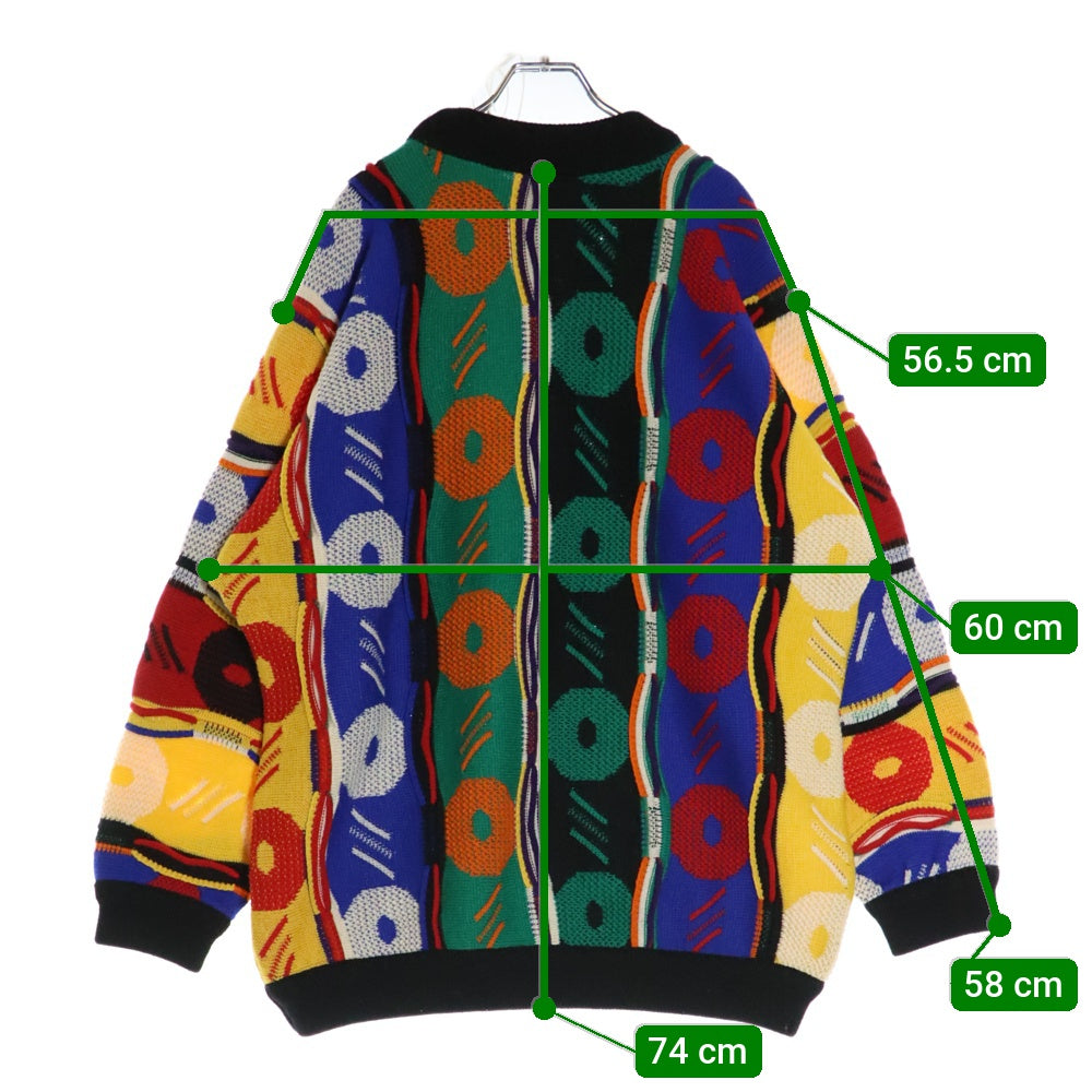 COOGI(クージー) 90S 3D ニット セーター マルチカラー