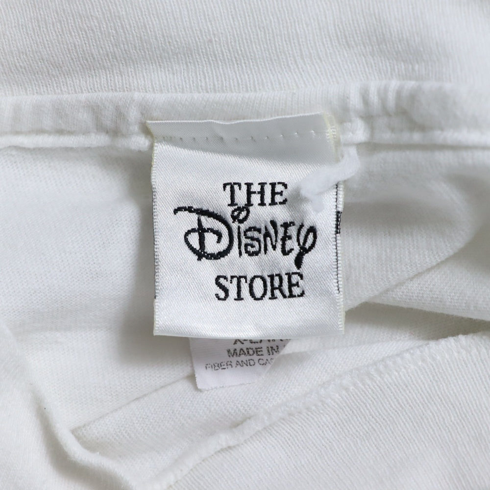 VINTAGE(ヴィンテージ) 90S Disney PLUTO ディズニー プルート スケッチデザイン 両面プリント 半袖Tシャツ ホワイト