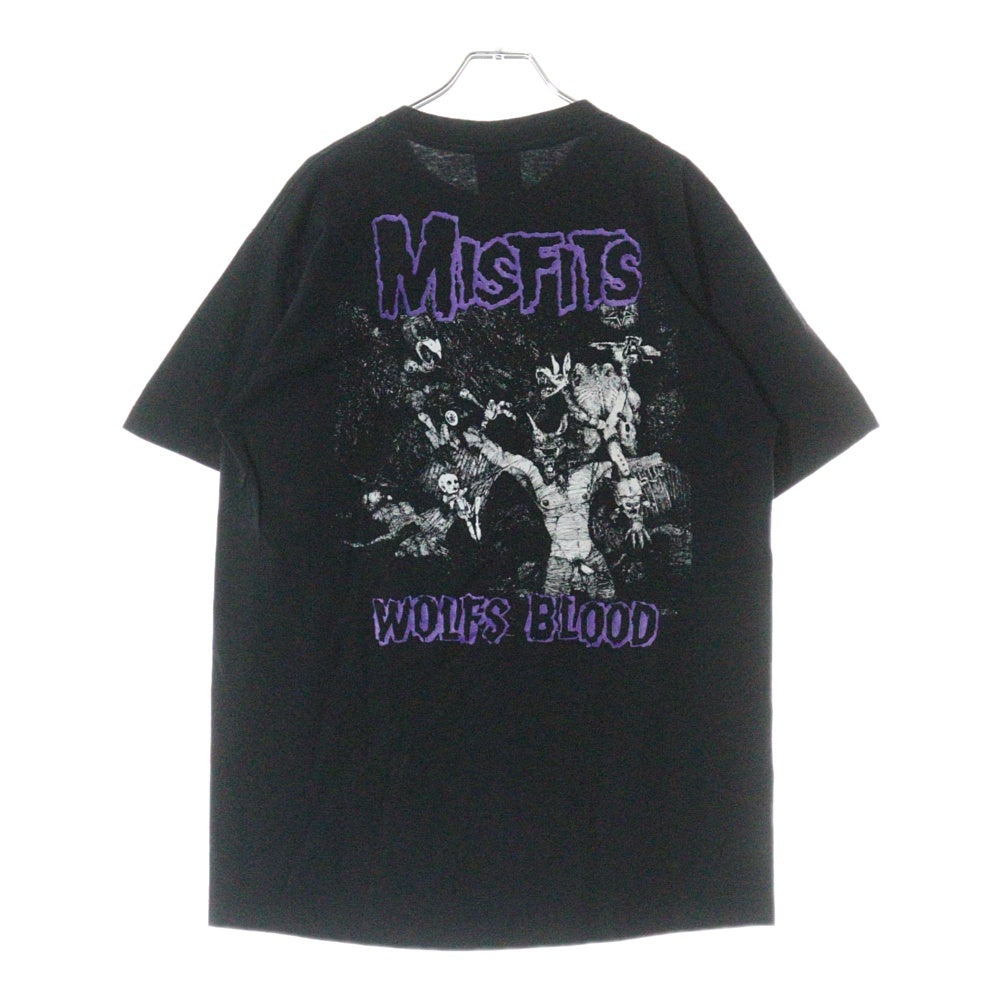 VINTAGE(ヴィンテージ) 90S MISFITS 1990 DIE DIE MY DARLING ミスフィッツ 両面プリント 半袖Tシャツ ブラック