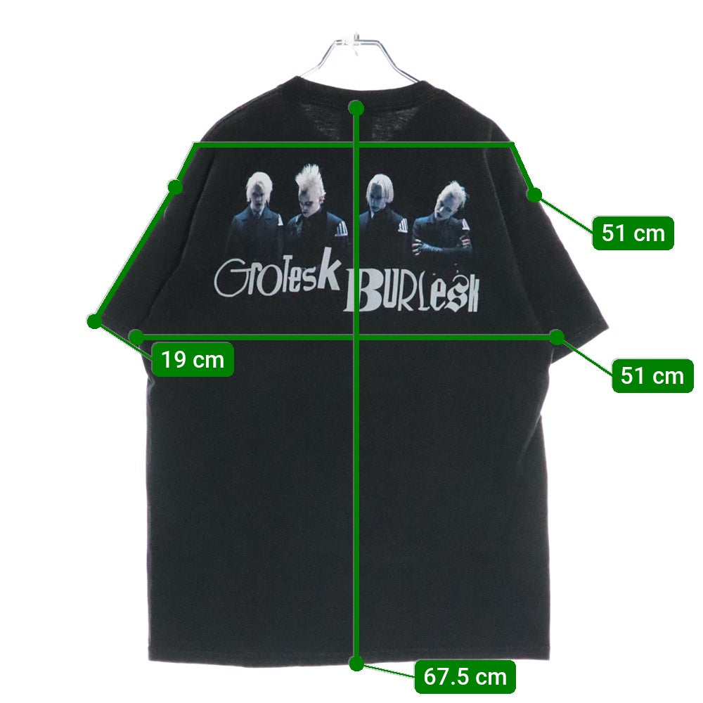 VINTAGE(ヴィンテージ) 00s MARILYN MANSON GROTESK BURLESK TOUR マリリンマンソン グロテスク バーレスク Tシャツ 半袖 カットソー ブラック
