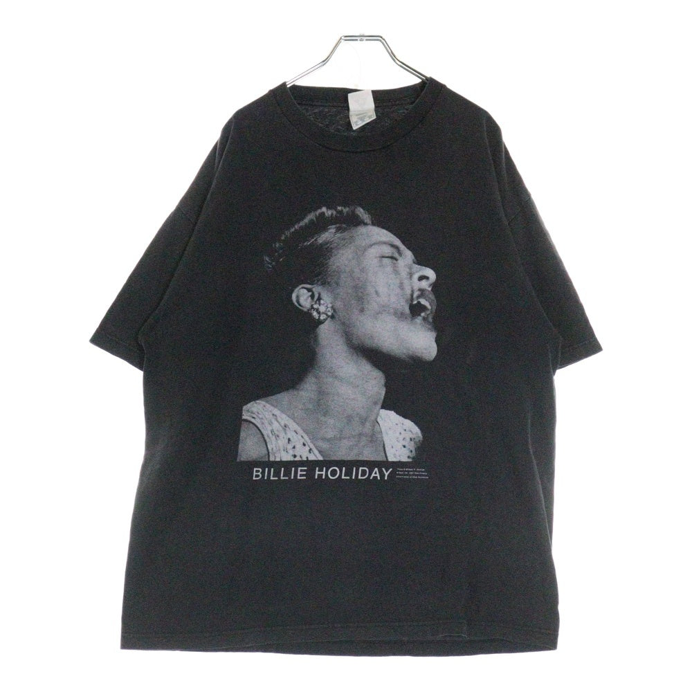 VINTAGE(ヴィンテージ) 90S BILLIE HOLIDAY ビリーホリデイ 両面プリント 半袖Tシャツ ブラック